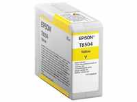 Epson T8504 gelb, Original Druckerpatrone 80 ml