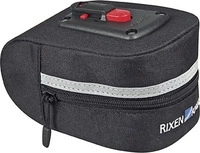 Rixen&Kaul Satteltasche Micro 100 Plus, schwarz, 0,8 Liter, reflektierend,