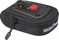 Rixen&Kaul Satteltasche Micro 30, schwarz, 0,2 Liter, reflektierend, wasserdicht, mit
