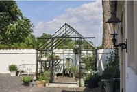 Halls Gew&auml;chshaus Qube+ 88, 6,6 m&sup2; Fl&auml;che, 261 x 261 x 246 cm, Glas