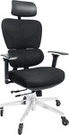 CLOUVOU Bürostuhl ProSeat, schwarz, Stoff / Netz, mit Kopfstütze, bis 150 kg CLOUVOU Bürostuhl ProSeat, schwarz, Stoff / Netz, mit Kopfstütze, bis 150 kg