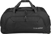Travelite Reisetasche Kick Off, schwarz, 77 cm, mit Rollen und 3...