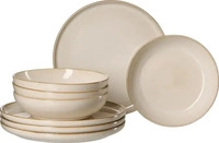 Ritzenhoff&Breker Tafelservice Olivia, Steingut, f&uuml;r 4 Personen, beige, rund,