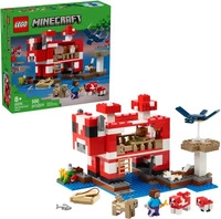 LEGO Minecraft 21270 Das Pilzkuh-Haus, ab 8 Jahre, 500 Teile