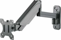Manhattan Monitorhalterung Universal 461610, schwarz, f&uuml;r VESA TFT, Wand-Befestigung