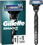 Gillette Nassrasierer Mach3, f&uuml;r Herren, 3-fach Klinge, mit 1 Klinge