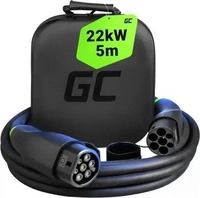 Green-Cell Elektroauto-Ladekabel EVKABGC01, IP54, 5 m, Typ 2 zu Typ 2,...