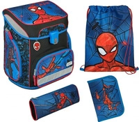 Scooli Schulranzen EasyFit, Spider-Man, 5-teilig, 1. - 4. Klasse, blau, f&uuml;r Jungen