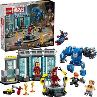 LEGO Marvel 76315 Iron Mans Labor: Halle der R&uuml;stungen, ab 8 Jahre, 384 Teile