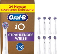 Oral-B Aufsteckb&uuml;rsten iO Strahlendes Weiss, wei&szlig;, 8 St&uuml;ck