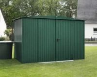 H&ouml;rmann Ger&auml;teschuppen EcoStar Trend-S, 7,56 m&sup2;, Typ 3, moosgr&uuml;n, 323 x 247 cm,