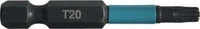 Makita Bitset T20 Impact Black, B-63781, 2 St&uuml;ck, Torx T20