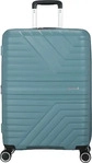 AmericanTourister Koffer Flytwist Spinner exp. blau, Hartschale, 4 Rollen, 63 Liter,