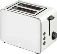 WMF Toaster Stelio Edition, mit 7 R&ouml;ststufen & Auftaufunktion, wei&szlig;, 1050 W,