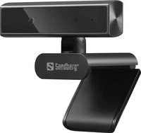 Sandberg Webcam Face Scan Webcam Mini, 134-43, schwarz, USB-A / USB-C, mit...