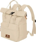Travelite Rucksack Short Handle Rollup, 46 cm, mit Laptopfach, Rolltop, beige,