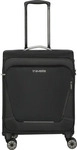 Travelite Koffer Jetpack Max 4 Cabin, schwarz, Weichschale, 4 Rollen, 41 Liter, 40 x