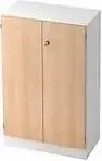 Hammerbacher Aktenschrank H-Serie, aus Holz, abschlie&szlig;bar, 80 x 127 x 42 cm (B/H/T),