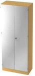 Hammerbacher Kleiderschrank Solid 6200, silber / buche, 2 Dreht&uuml;ren, (BxHxT) 80 x