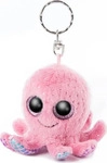 NICI Schl&uuml;sselanh&auml;nger Glubschis Oktopus Poli, Pl&uuml;sch, rosa, 1 St&uuml;ck