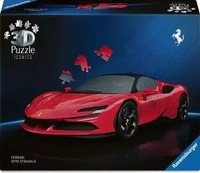 Ravensburger Puzzle 12008041, Iconics - Ferrari SF90 Stradale, 3D Puzzle, ab 8 Jahre,