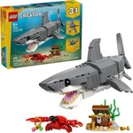 LEGO Creator 3in1 31381 Wilder Hai mit Schatztruhe, ab 8 Jahre, 379 Teile