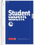 Brunnen Collegeblock Student 1067927, A4, Innen- und Au&szlig;enrand, 70 g/m&sup2;, 80 Blatt,