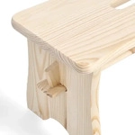 Zeller Fu&szlig;bank 13130, Holz, 39 x 21 x 19cm, natur