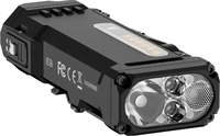 Wuben Taschenlampe X4 schwarz, LED, aufladbar, 1.500 Lumen, 9,6 cm, wasserfest
