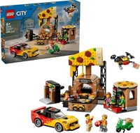 LEGO City 60496 Pizza-Liefererlebnis mit Fahrzeugen, ab 6 Jahre, 494 Teile