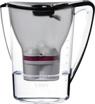 BWT Wasserfilter-Kanne Aqualizer Home 125640995, 2,7 Liter, aus Kunststoff, schwarz,