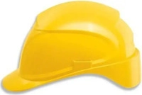 Uvex Schutzhelm Airwing B, 9762.120, EN 397, mit 6-Punkt-System, Gr&ouml;&szlig;e 51-61, gelb