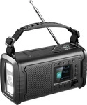 Sandberg Radio Survivor DAB All-in-1 20000, DAB+, Akku, Kurbel, Bluetooth,...