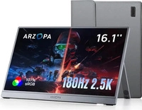 Arzopa Monitor Z3FC, 16,1 Zoll, WQHD 2560 x 1440 Pixel, 9 ms, 180 Hz, portable