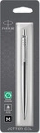 Parker Gelschreiber Jotter Gel Edelstahl C.C., Strichbreite 0,7mm, Schreibfarbe