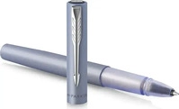 Parker Tintenroller Vector XL Metallic Silver-Blue, Geh&auml;use silber-blau, 0,5mm,