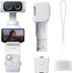 Insta360 Luna Ultra Standard Bundle Stellar White Action-Cam, 8K/30fps, 37MP,
