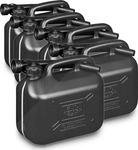 ProPlus Benzinkanister 530033, 5 Liter, schwarz, aus Kunststoff