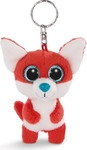 NICI Schl&uuml;sselanh&auml;nger Glubschis Fuchs Jayson, Pl&uuml;sch, rot, wei&szlig;, 1 St&uuml;ck