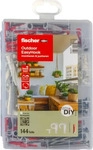 Fischer Schrauben-D&uuml;bel-Set 563577, EasyDIY Box Outdoor, Universald&uuml;bel in 2