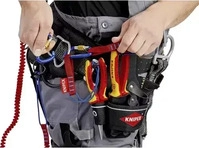 Knipex Karabinerhaken 00 50 03 T BK, Aluminium, 82x12mm, gro&szlig;, Tragkraft 200 KG, 2