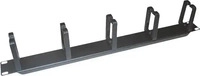 LogiLink Rangierpanel OR104B, Metall, schwarz, 19 Zoll (483 mm), mit 5