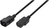 LogiLink Netzkabel CP110, 3 m, Kaltger&auml;te-Stecker / Kaltger&auml;te-Buchse