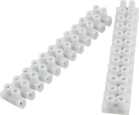 Unitec L&uuml;sterklemme 40622, 12 Leiter, bis 6mm&sup2; Querschnitt, wei&szlig;, 10 St&uuml;ck