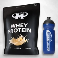 Mammut Proteinpulver Whey Protein, 1 kg, 28 g Protein je Portion (25 g), Vanilla