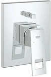 GROHE Badewannenarmatur Eurocube Einhandbatterie, aus Messing, mit Einhebelmischer,