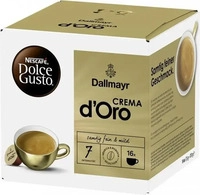 Nescafe Kaffeekapseln Dolce Gusto, Dallmayr Crema d'Oro Intensa, 16 Kapseln,