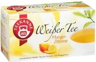 Teekanne Tee Wei&szlig;er Tee Mango-Zitrone, Fr&uuml;chte- & wei&szlig;er Tee, 30 g, 20 Beutel,