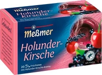 Me&szlig;mer Tee Holunder-Kirsche, Fr&uuml;chtetee, 50 g, 20 Beutel, Grundpreis: &euro; 47,60