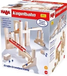 Haba Murmelbahn 1001136001, Bausatz, ab 4 Jahre, aus Holz, 6 Kugeln, 42 Bauteile